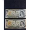 Image 2 : (4) Vintage Canadian 1 Dollar Bills