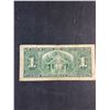 Image 2 : Antique 1937 Canadian 1 Dollar Bill