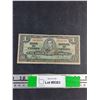 Image 1 : Antique 1937 Canadian 1 Dollar Bill