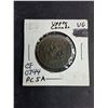 Image 2 : Antique 1850 Upper Canada Half Penny Coin