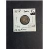 Image 2 : Antique 1880 Spanish 50 Centimos Silver Coin