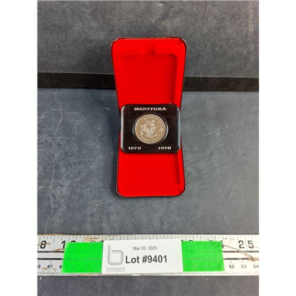 1870 - 1970 Manitoba  Anniversary 1 Dollar Coin