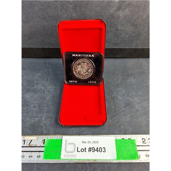 1870 - 1970 Manitoba  Anniversary 1 Dollar Coin