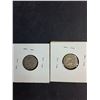 Image 4 : Antique 1908 & 1911 Unites States One Dime Coins