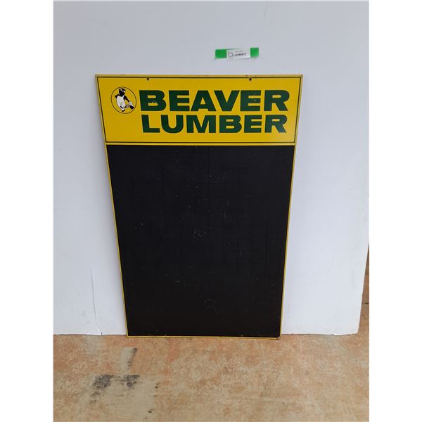 # Beaver Lumber Double Sided Chalkboard