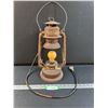 Image 1 : Beacon Kerosene Lamp Converted into Electric Light - 15" x 6" - As Is