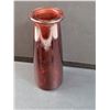 Image 4 : (3) Bohemian Red Glass Set & (1) Red Glass Vase