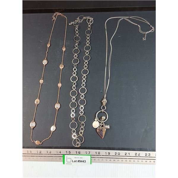 (3) Necklaces - Various Styles
