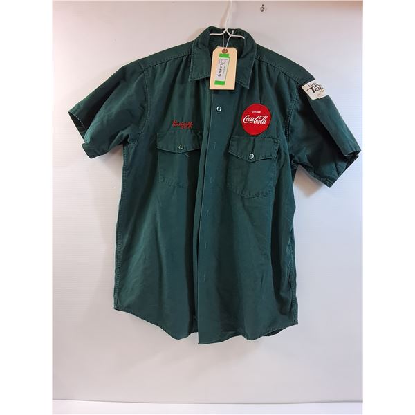 * Coca Cola Drivers Button-Up Shirt - Size L