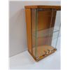 Image 2 : Wood & Glass Display  Cabinet - 14" x 9" x 5"