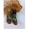 Image 3 : Vintage Inuit Eskimo Hamemade Doll in Traditional Parka w/Real Fur & Leather