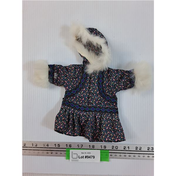 Vintage Inuit Esimo Parka for a Doll - 9.5" Long