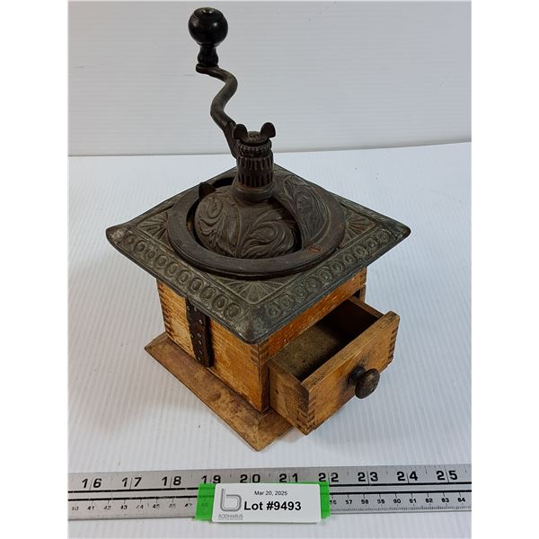 Coffee Grinder, Unknown Maker (9x6x6")