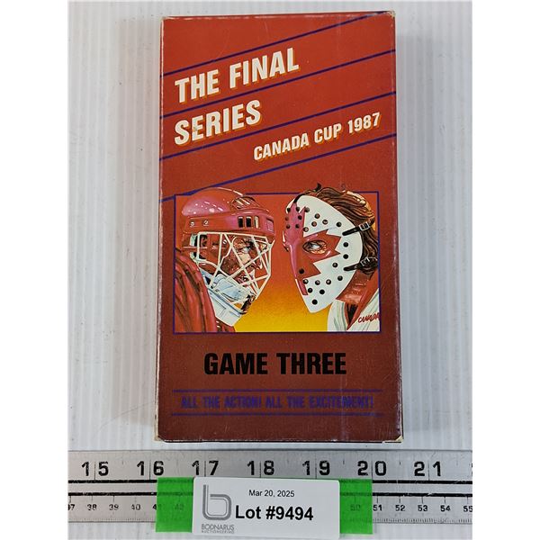 Canada Cup VHS 1987 The Final Series