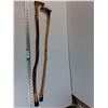 Image 1 : (2) Wooden Walking Sticks