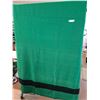 Image 1 : Hudson's Bay Co. Green Point Wool Blanket - Queen Size