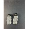 Image 2 : Moon Mullins Salt & Pepper Glass Shakers Set