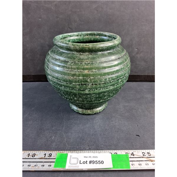 Vintage Green Birks Potter Pot
