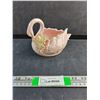 Image 1 : Pink Porcelain Iridescent Swan Planter