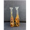 Image 3 : (2) Vintage Art Murano Italy Glass Giraffes
