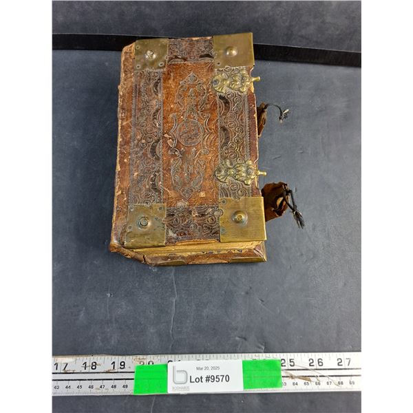 Antique 1877 Church of the Saints Book