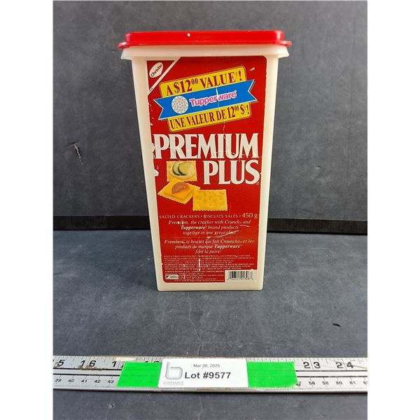 Premium Plus Tupperware Cracker Box