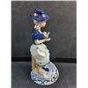 Image 3 : Vintage Porcelain Woman with Bird Decoration