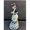 Image 5 : Vintage Porcelain Woman with Bird Decoration
