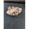 Image 3 : Porcelain Swan Planter and Pink Porcelain Ash Tray