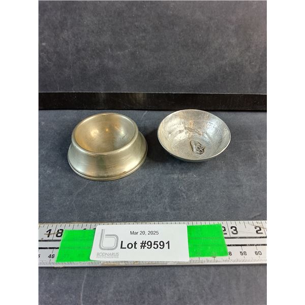 Regis Plated N 436 Made in England Cup and Handmade Pewter Candle Holder