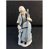Image 2 : Vintage Porcelain Victorian Man with Cello Decoration