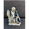 Image 3 : Vintage Porcelain Victorian Man with Cello Decoration