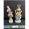 Image 1 : (2) Vintage Porcelain Man and Woman Decorations