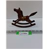 Image 1 : Vintage Cast Iron Rocking Horse Decor