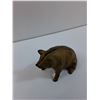 Image 2 : Cast Iron Pig Coin Bank - 5" x 3"