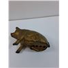 Image 4 : Cast Iron Pig Coin Bank - 5" x 3"