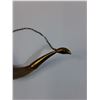 Image 3 : Brass Tipped Horn Decorative - 9" x 5"