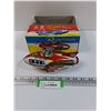 Image 1 : Rocket Racer Friction Tin Toy w/ Siren & Box