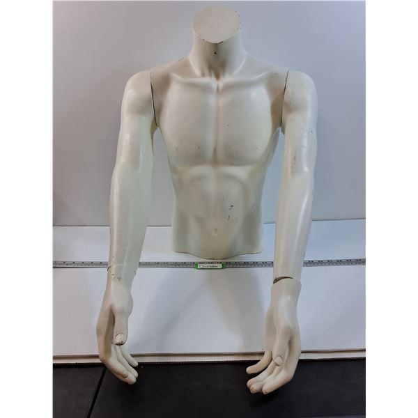 # Mannequin Male Torso W/ Removeable Arms