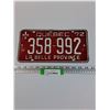 Image 1 : Quebec 1972 License Plate