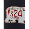 Image 2 : Northwest Territores 1977 License Plate
