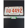 Image 1 : Yukon 1979 License Plate