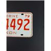 Image 3 : Yukon 1979 License Plate