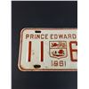 Image 2 : Prince Edward Island 1961 License Plate