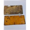 Image 4 : (2) Saskatchewan License Plates: 1933 & 1953