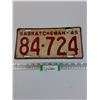 Image 1 : Saskatchewan License Plate - 1945