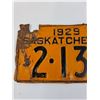 Image 2 : Saskacthewan License Plate - 1929