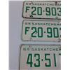 Image 2 : (3) Saskatchewan License Plates - 1964