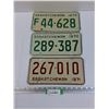 Image 1 : (3) Saskatchewan License Plates - 1970 & 1971