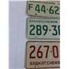 Image 2 : (3) Saskatchewan License Plates - 1970 & 1971